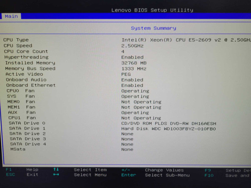 Lenovo ThinkServer D30 - Xeon E5-2609 v2 | 32GB RAM | 1TB HDD | QUADRO FX1800 %