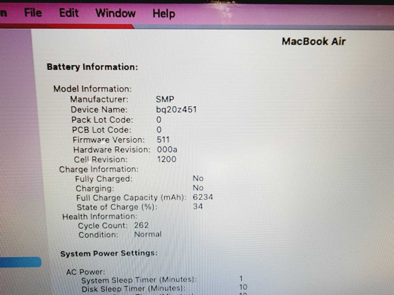 Apple Macbook Air 2017 13\\" Core i5-5350U @ 1.8GHz 8GB DDR3 120GB SSD (