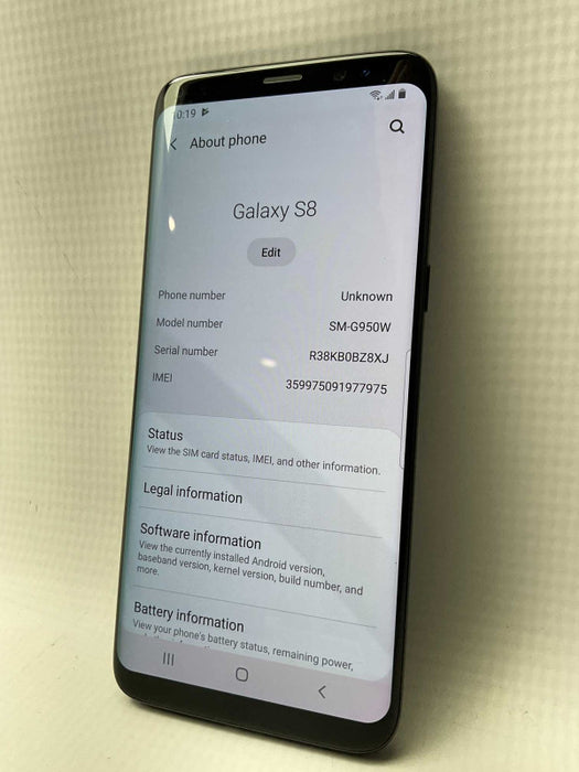 Samsung Galaxy S8 64GB SM-G950W UNLOCKED READ  -