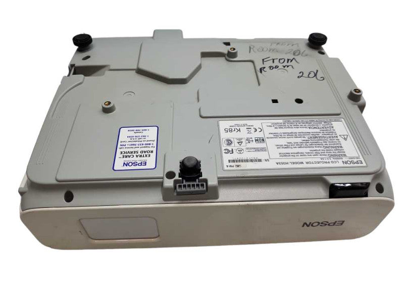Epson PowerLite  2600 Lumens XGA 3LCD Room Projector 1555 Lamp Hours H353A &