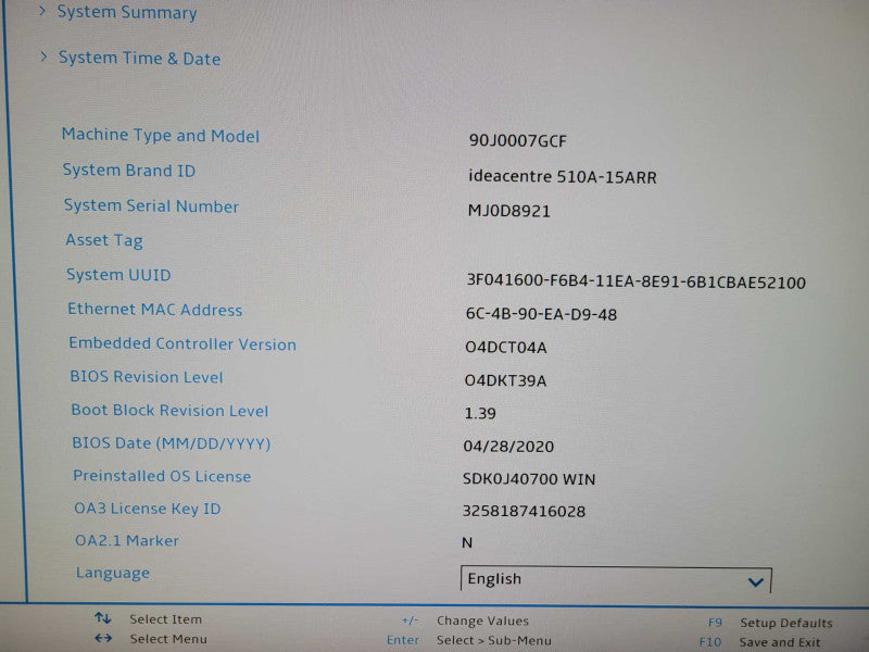 Lenovo IdeaCentre 510A - AMD Ryzen 5 3400G / Vega | 8GB RAM | NO HDD | Wi-Fi