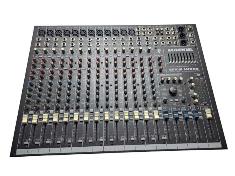 Mackie CFX16 16-Channel Compact Integrated Live Mic / Line Mixer Console )