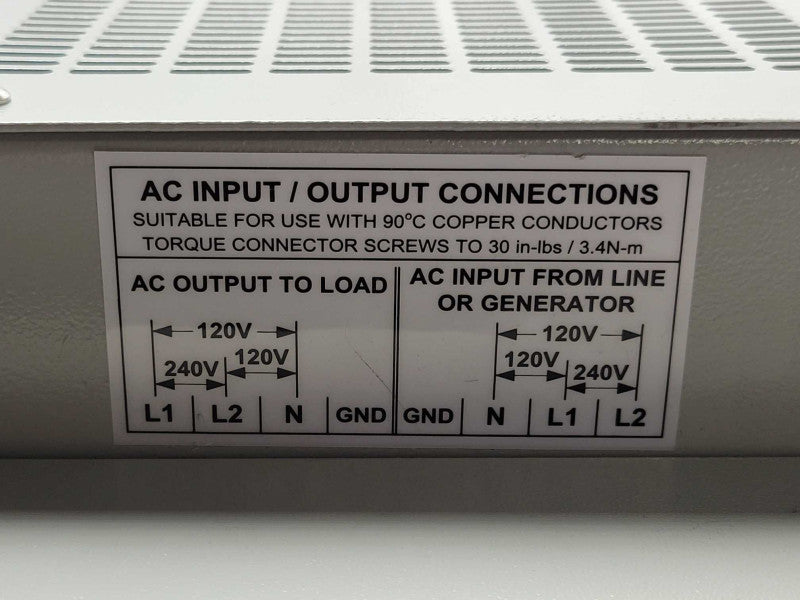 Apollo Solar TSW3224 True Sine Wave Inverter/Charger, READ _
