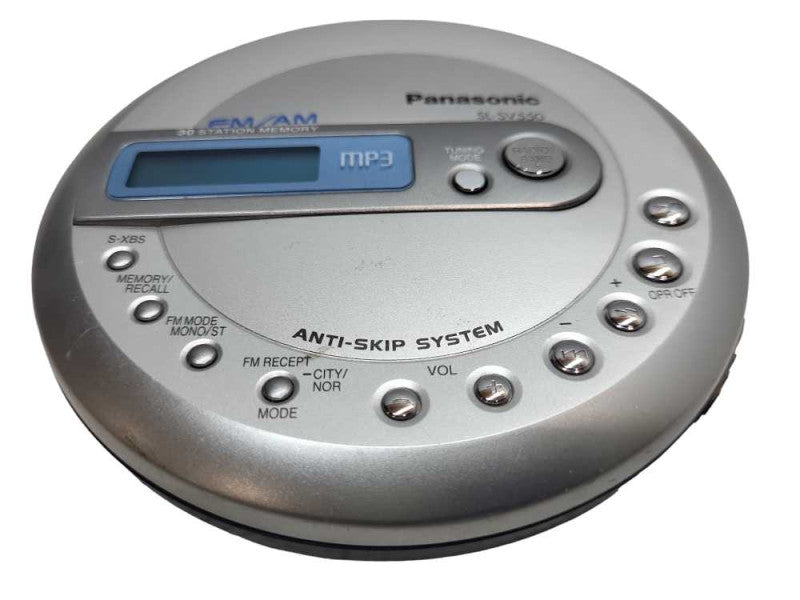 Panasonic SL-SV550 Walkman Portable CD Player - Silver  &