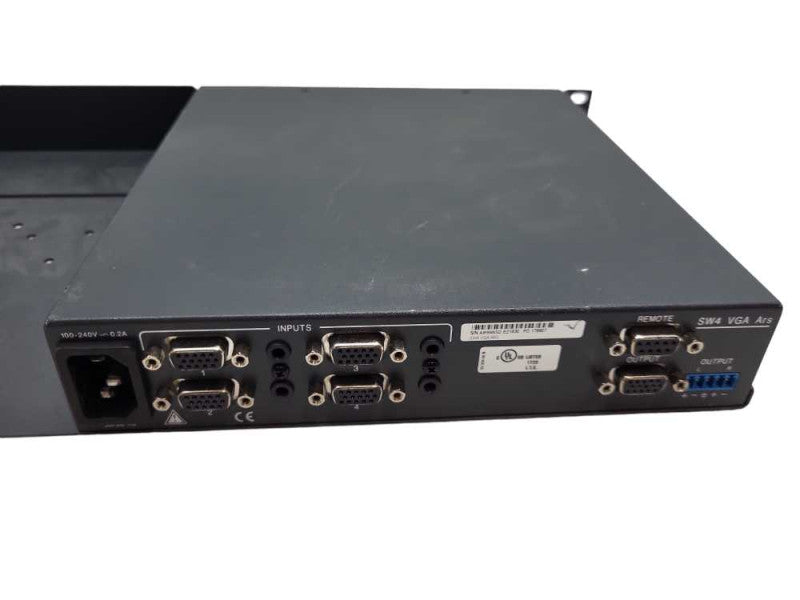 Extron SW VGA/Ars Series VGA/Audio Switcher &