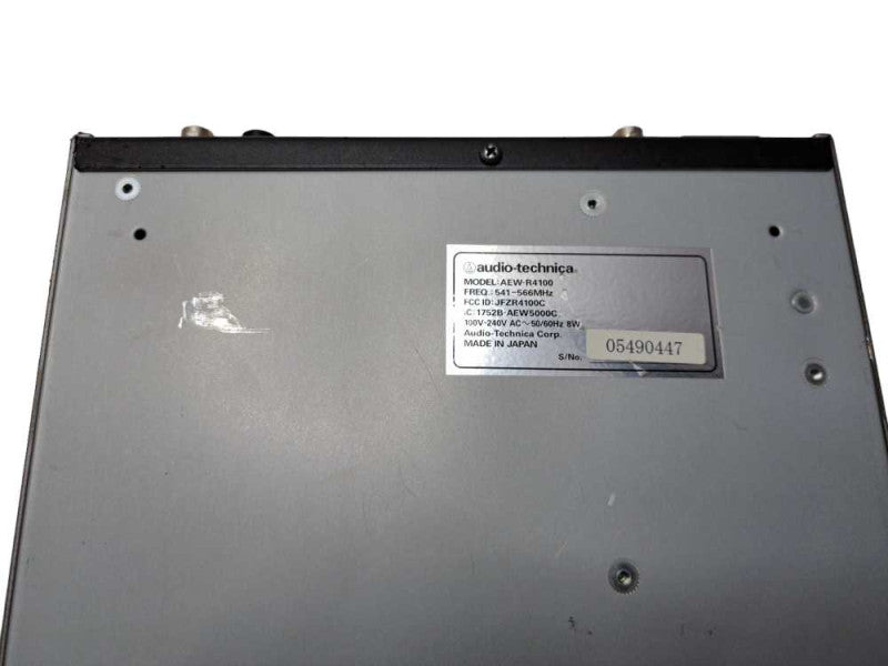 Audio Technica AEW-R4100 UHF Synthesized Diversity Receiver ONLY 541-566MHz )