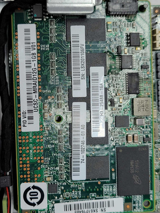 Cisco UCSC-MRAID12G V01 74-12862-01 A0 SAS Controller w/ Battery  _