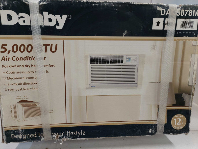 Danby 5000BTU Window Mount Air Conditioner Model: DAC5078M ?