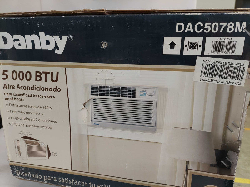 Danby 5000BTU Window Mount Air Conditioner Model: DAC5078M ?