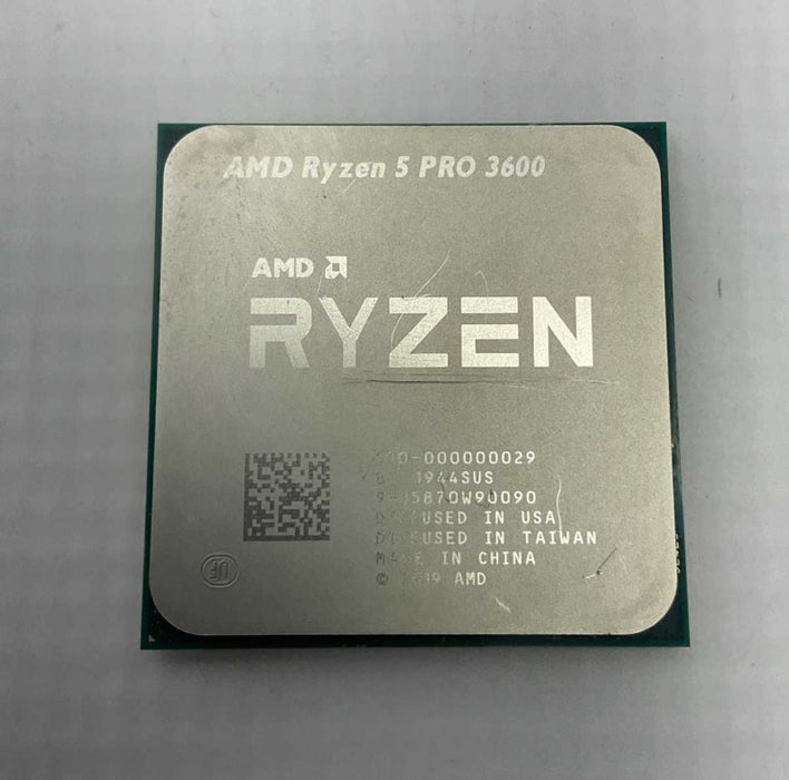 AMD Ryzen 5 PRO 3600 CPU, NO BENT PINS  -