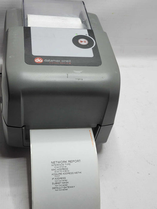 DATAMAX ONeil E-Class Mark III E-4205A USB Network Barcode Label Priner Q_
