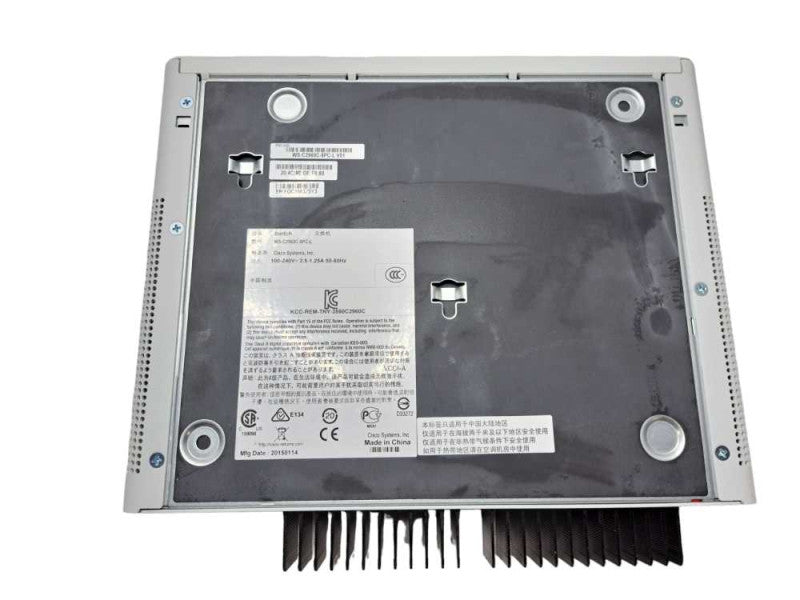 Cisco WS-C2960C-8PC-L | 8-Port 10/100 PoE Silent Switch | Factory Reset | )