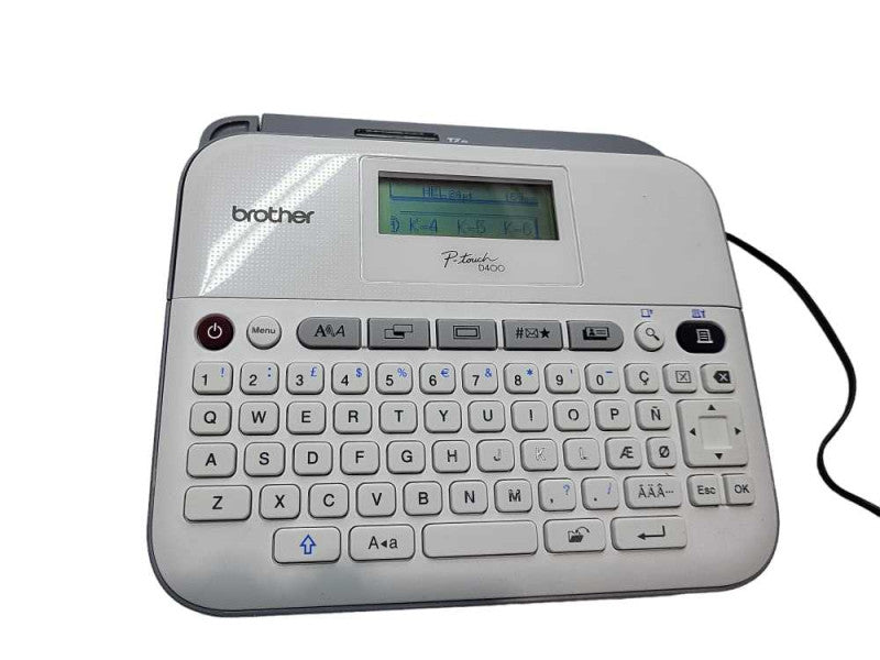 Brother p-touch Model PT-D400 Electronic Labeling System with carrying pouch &