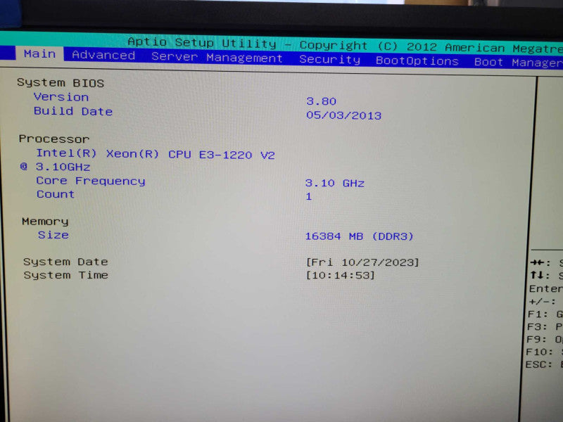 Lenovo ThinkServer TS340 - Xeon E3-1220 v2 | 16GB RAM | NO HDD %