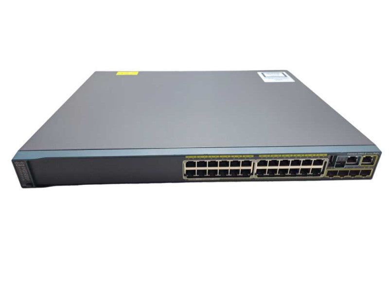 Cisco WS-C2960S-24PS-L 24 Port Gigabit 370W PoE+ Network Switch )