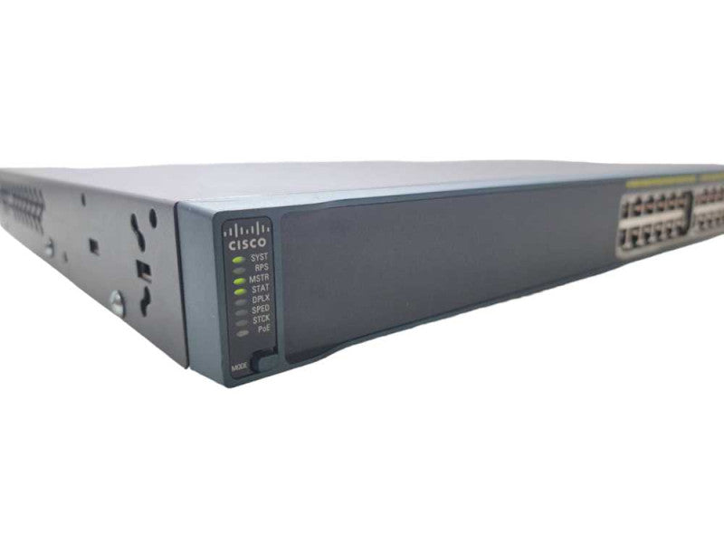 Cisco WS-C2960S-24PS-L 24 Port Gigabit 370W PoE+ Network Switch )