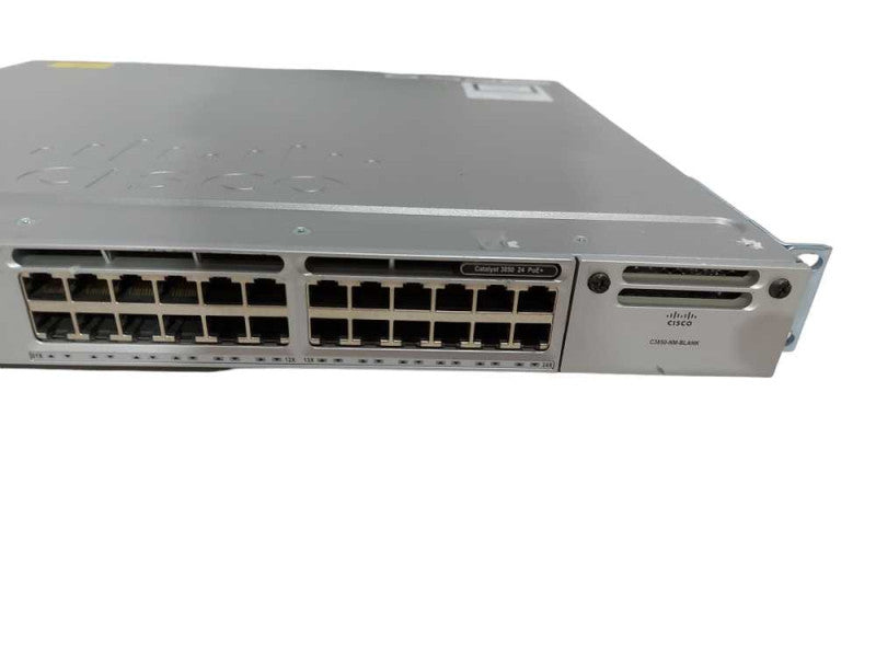 Cisco WS-C3850-24P-S V03 Gigabit PoE+ 1x PSU - READ #
