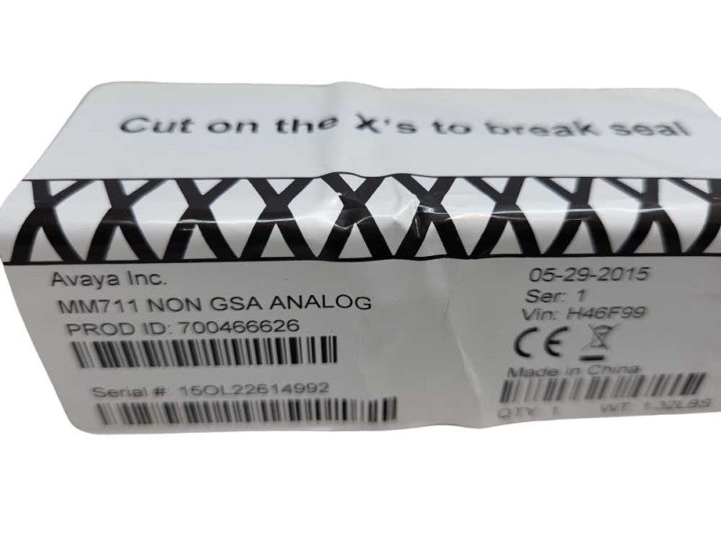 AVAYA MM710B T1/E1 HV16 MEDIA MODULE 700466634 &