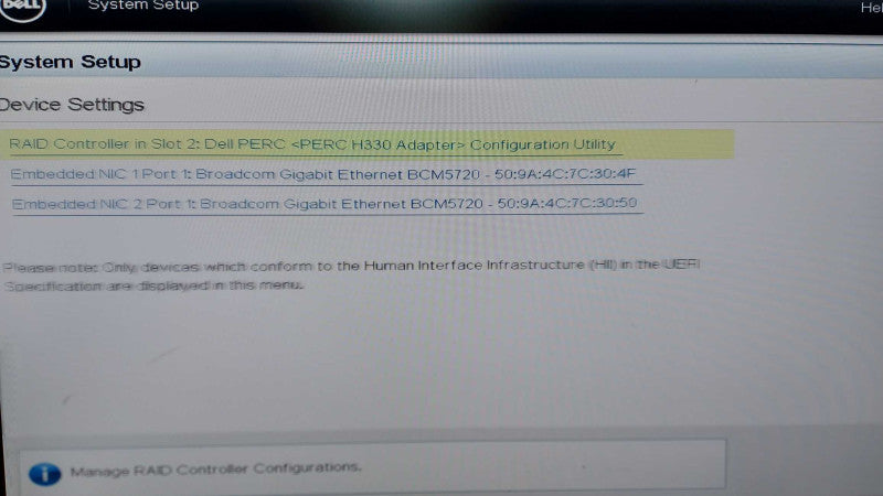 Dell PowerEdge T130 Xeon E3-1240 V5 @ 3.50ghz / 16gb ram / H330 Raid #