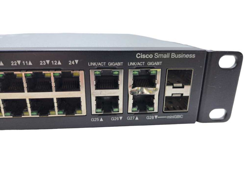 Cisco SG300-28P 28-Port Gigabit PoE Managed Switch )