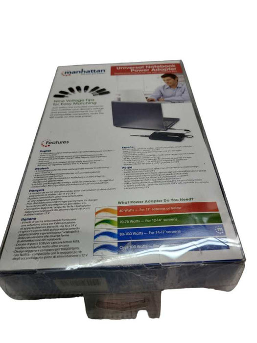 Manhattan Car Power Adapter with 8 DC Plug Tips 1008 &