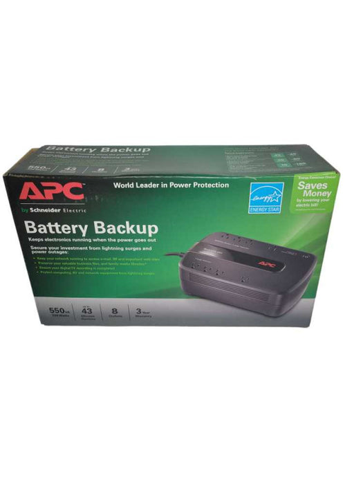 APC Back-UPS ES 550 UPS - 330 Watt - 550 VA - BE550G Open Box %