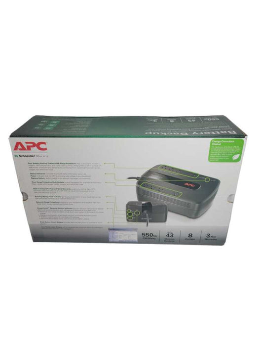 APC Back-UPS ES 550 UPS - 330 Watt - 550 VA - BE550G Open Box %