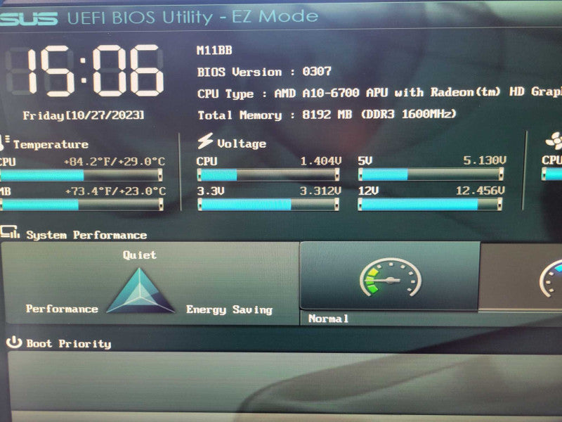 AMD A10-6700 @ 3.7GHz | 8GB RAM | 1TB HDD %