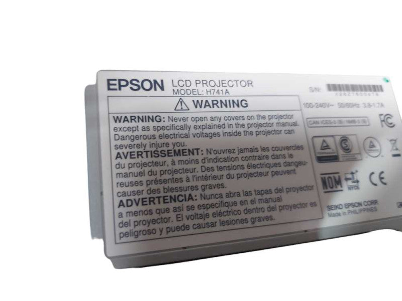 Epson BrightLink 685Wi 3LCD WXGA Projector 3500 Lumens 4140 Lamp Hours #