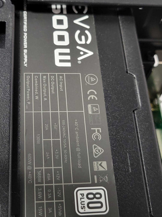 Custom/Asus Tower PC, Core I5-6400 2.7GHz, 8GB DDR4, H110M-A/M.2, 600W PSU _