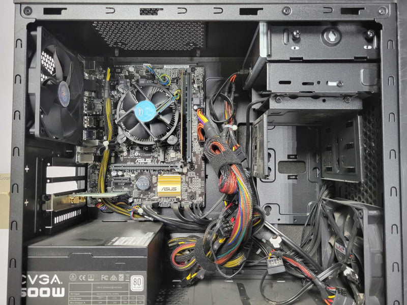 Custom/Asus Tower PC, Core I5-6400 2.7GHz, 8GB DDR4, H110M-A/M.2, 600W PSU _