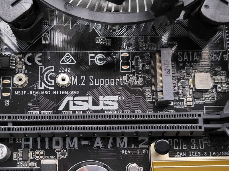 Custom/Asus Tower PC, Core I5-6400 2.7GHz, 8GB DDR4, H110M-A/M.2, 600W PSU _