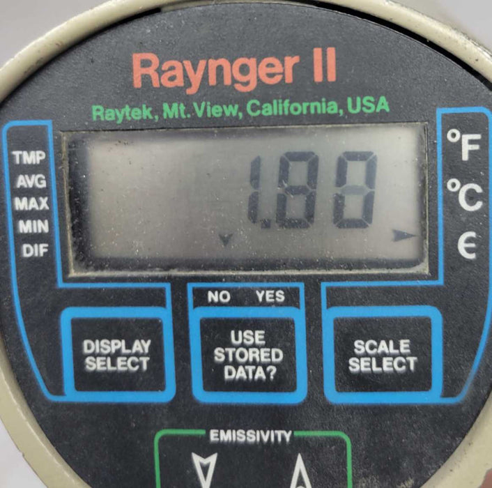 Vintage Raytek Raynger II R2LT Long Range Digital Infrared Temperature Gun %