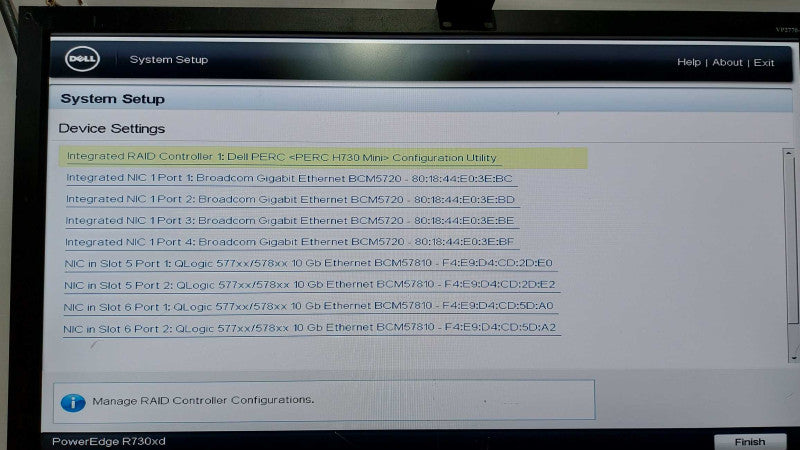 Dell Poweredge R730XD Xeon E5-2640 V4 2.40ghz 64gb ram H730 Mini Raid #