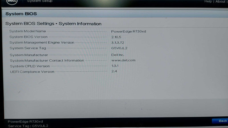 Dell Poweredge R730XD Xeon E5-2640 V4 2.40ghz 64gb ram H730 Mini Raid #