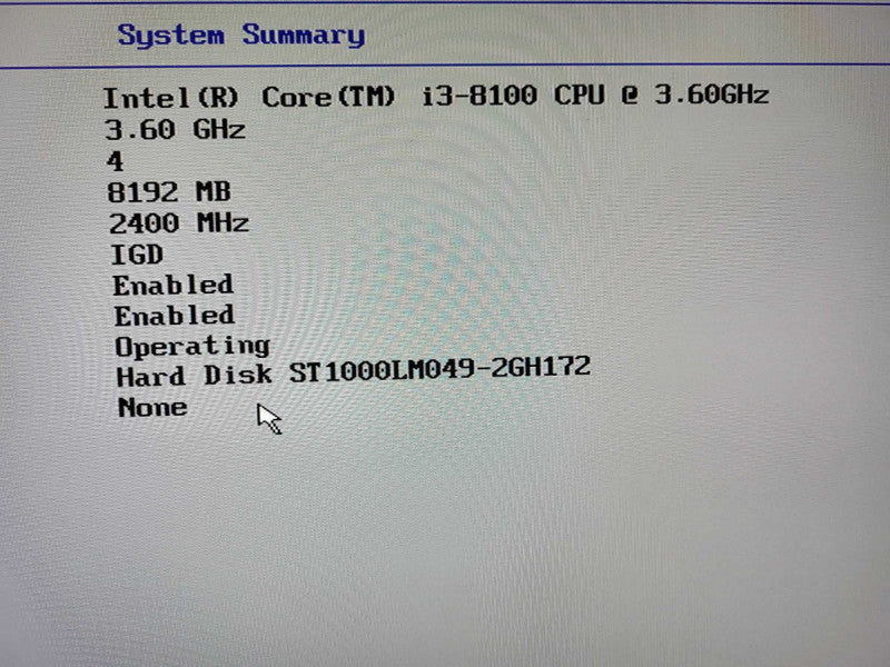 Lenovo ThinkCentre m820z 21.5\\" i3-8100 8GB DDR4 1TB HDD $