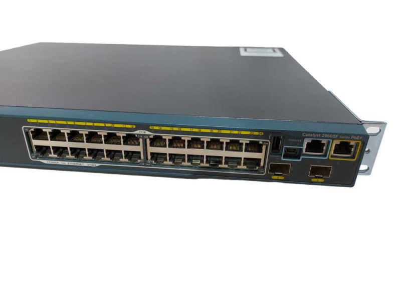 Cisco catalyst 2960SF Series PoE+ WS-C2960S-F24PS-L Fast Network Switch #