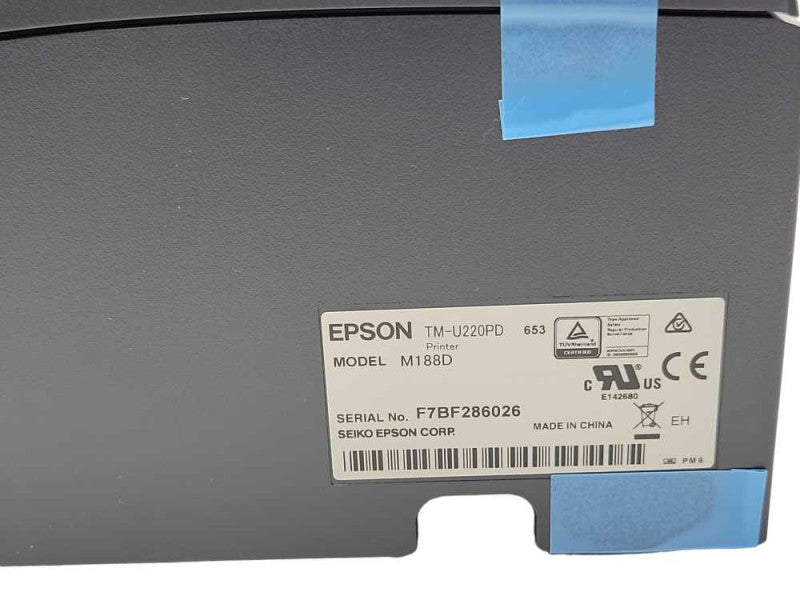 New EPSON M188D TM-U220PD POS RECEIPT PRINTER _