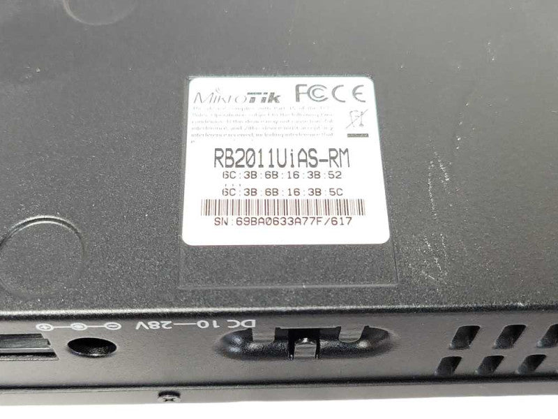 MikroTik Routerboard RB2011UiAS-RM with No PSU, READ Q_