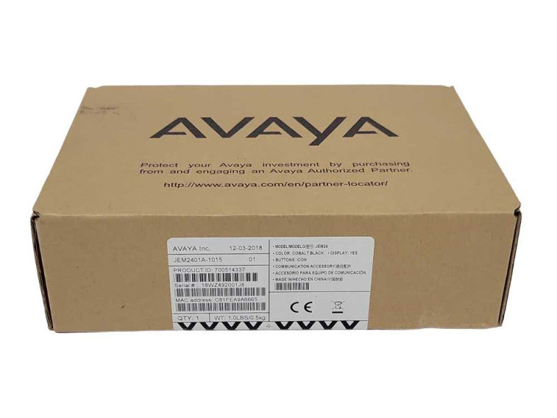 New AVAYA JEM24 EXPANSION MODULE, 700514337 FOR J169 _