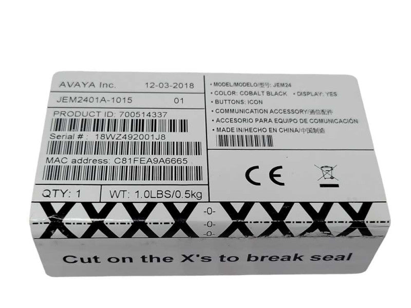 New AVAYA JEM24 EXPANSION MODULE, 700514337 FOR J169 _