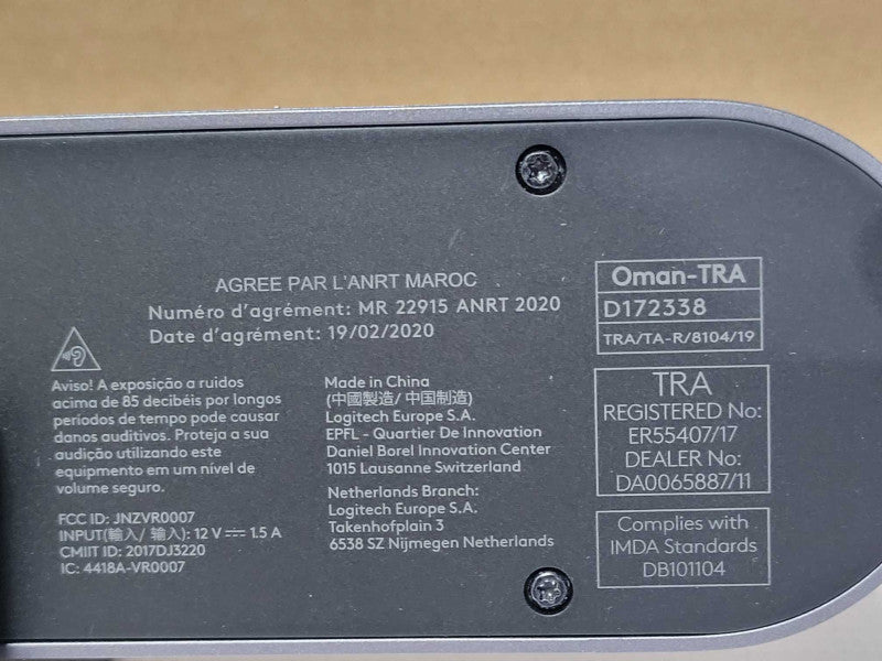Open-Box logitech metup camera and speakerphone unit V-R0007 _