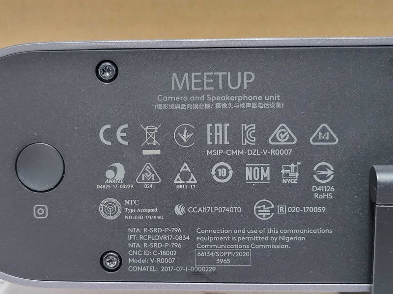 Open-Box logitech metup camera and speakerphone unit V-R0007 _