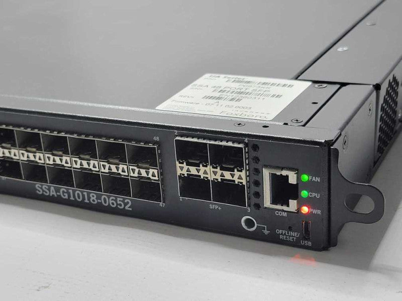 Enterasys Matrix SSA Chassis 48-Port Switch SSA-G1018-0652, READ #