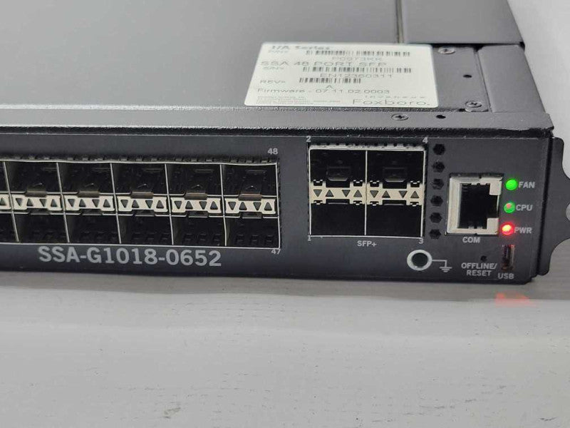 Enterasys Matrix SSA Chassis 48-Port Switch SSA-G1018-0652, READ #