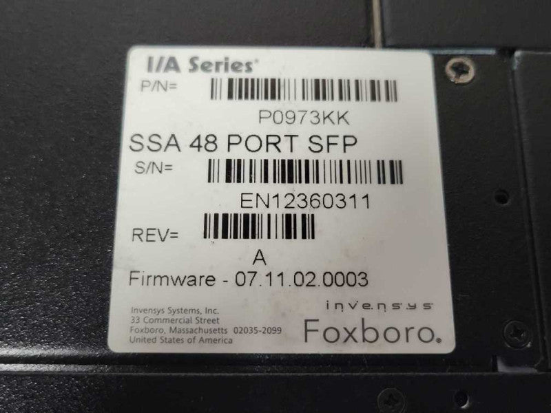 Enterasys Matrix SSA Chassis 48-Port Switch SSA-G1018-0652, READ #