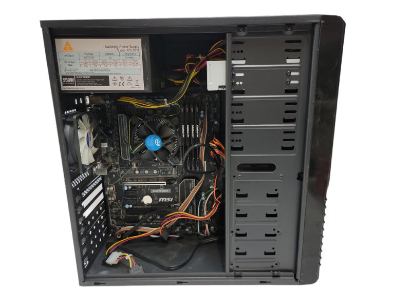 Custom PC MSI B250 PC Mate Core i7-7700 @ 3.6GHz 32GB DDR4 No HDD (
