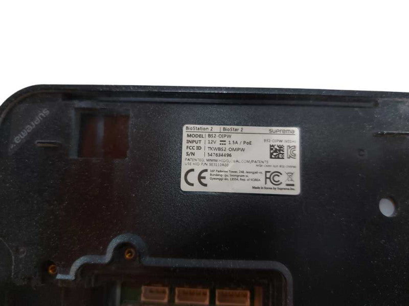 Suprema biostation Biostar 2 BS2-OIPW Outdoor IP Fingerprint Terminal #