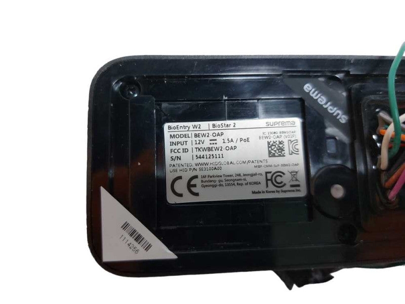 Suprema Bioentry W2 BEW2-OAP Fingerprint Reader #