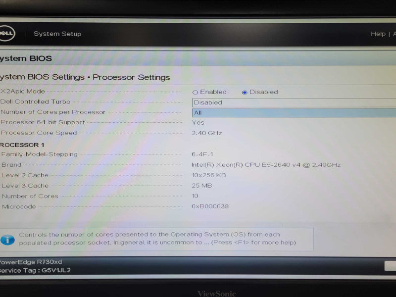 Dell PE R730xd 1x Xeon E5-2640v4 2.4GHz 64GB DDR4 H730 Mini 2x PSU 3.5\\" _